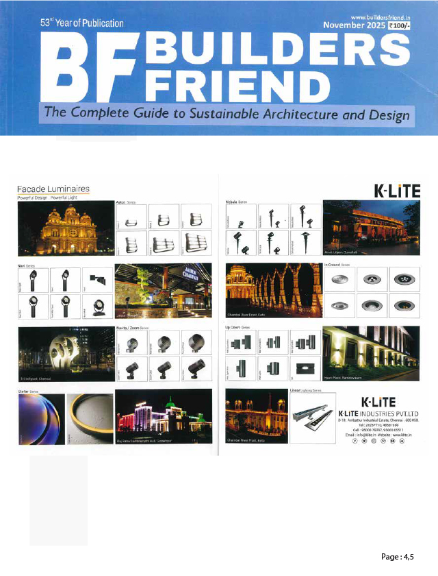 Builders Friend - November- 2025