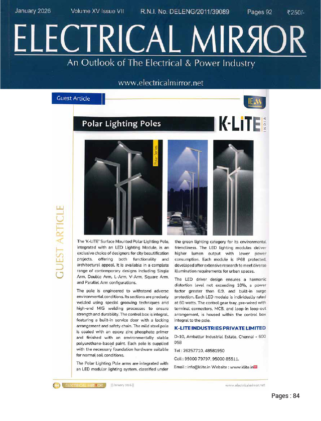 Electrical Mirror - January - 2026